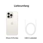 amazon.de Apple iPhone 15 Pro Max (256 GB) – tytanowy biały - 1 315,00 €