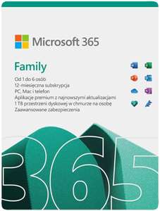 Microsoft 365 Family -licencja 1 rok