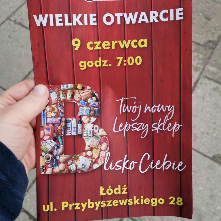 Otwarcie Biedronki w Łodzi po remoncie