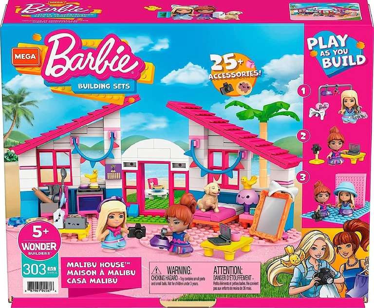 Klocki Mega Barbie GWR34 Dom w Malibu za 52zł @ Amazon.pl