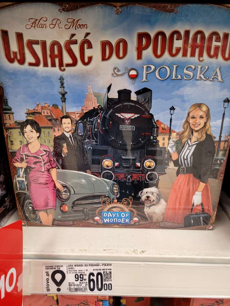 Gry planszowe: Wsiąść do pociągu - Polska, AZUL wersja Polska - AUCHAN Sosnowiec ul. Zuzanny