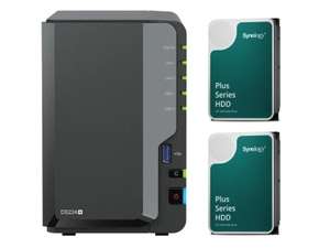 NAS Synology DS224+ (2x 4TB HDD HAT3300 Plus)