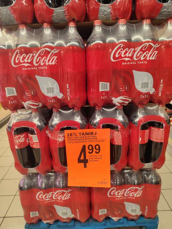 Coca-Cola 2L Biedronka , cena za 1szt. przy zakupie 3x2paku