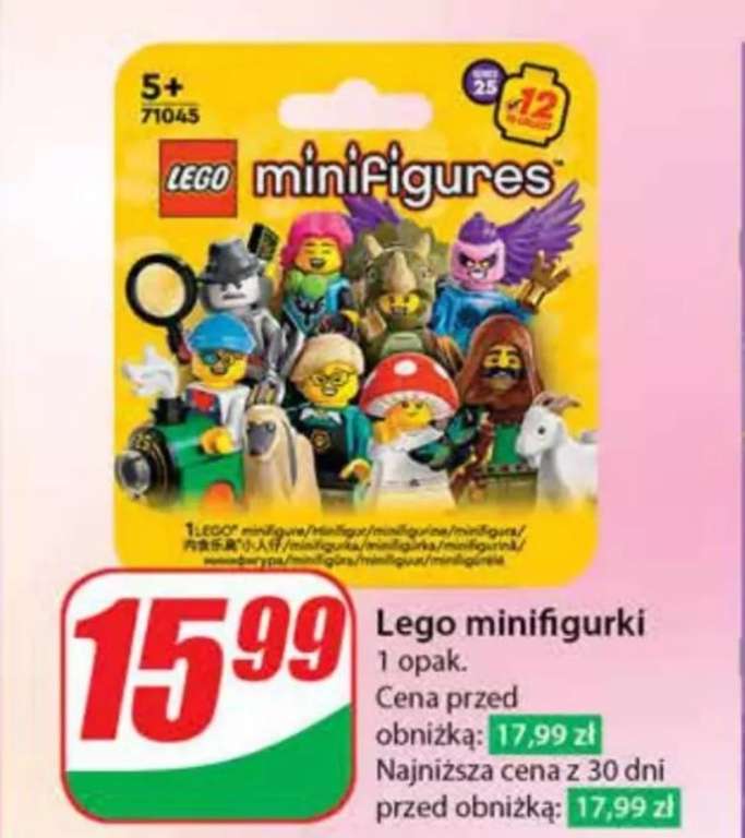 LEGO minifigurki seria 25 w Dino