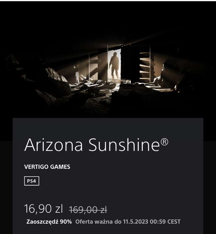 Gra Arizona Sunshine na PSVR