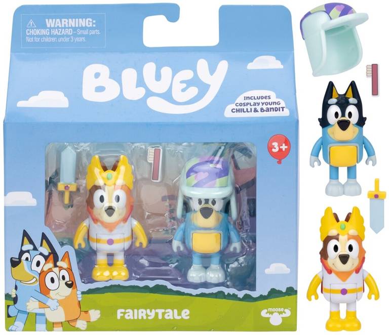 Zestaw figurek BLUEY Baśniowe postacie BLU17974, w tej samej cenie Zestaw figurek BLUEY Lody BLU18914