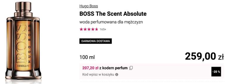 Woda perfumowana Hugo Boss The Scent Absolute 100ml EDP