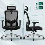Fotel biurowy Airchros - "biurowe krzesło ergonomiczne" - 88,85€