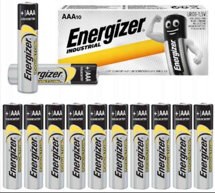 Baterie alkaliczne Energizer AAA (R3) 10 szt.