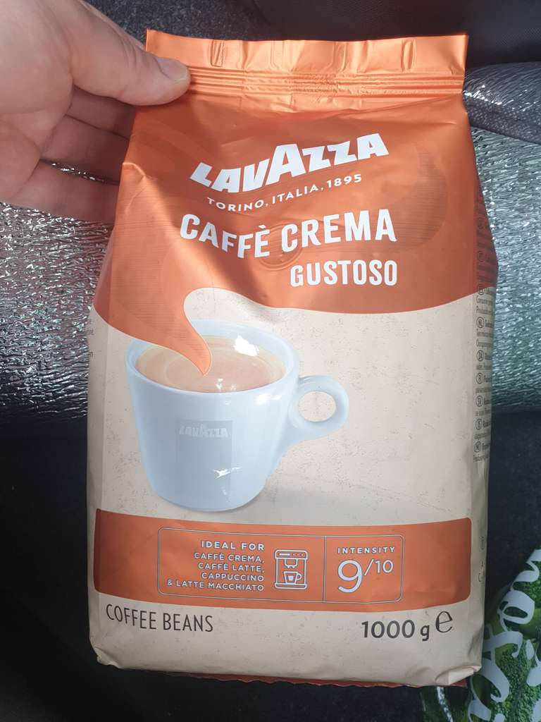 Lidl Kawa ziarnista Lavazza Caffe Crema Gustoso 1000 g