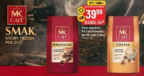 Kawa ziarnista MK Cafe Premium lub MK Cafe Crema 1kg