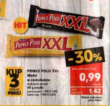 Wafelek Prince Polo XXL 50 g przy zakupie 3 szt. @Kaufland