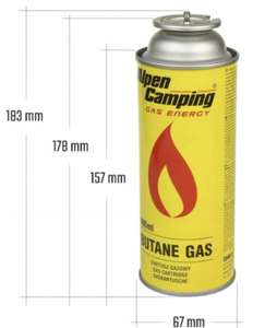 Kartusz gazowy Alpen Camping 400 ml 227 g