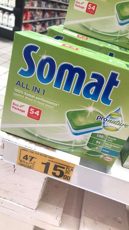 Kapsułki do zmywarki Somat all in one 54szt Auchan Janki