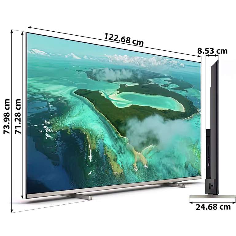Telewizor LED 55" Philips 55PUS7657 za 1799 zł (55", UHD 4K, Smart TV SAPHI, Dolby Atmos) @ x-kom