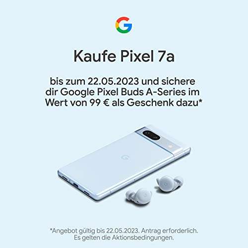Smartfon Google Pixel 7a + Oryginalna ładowarka o wartości 29 EUR