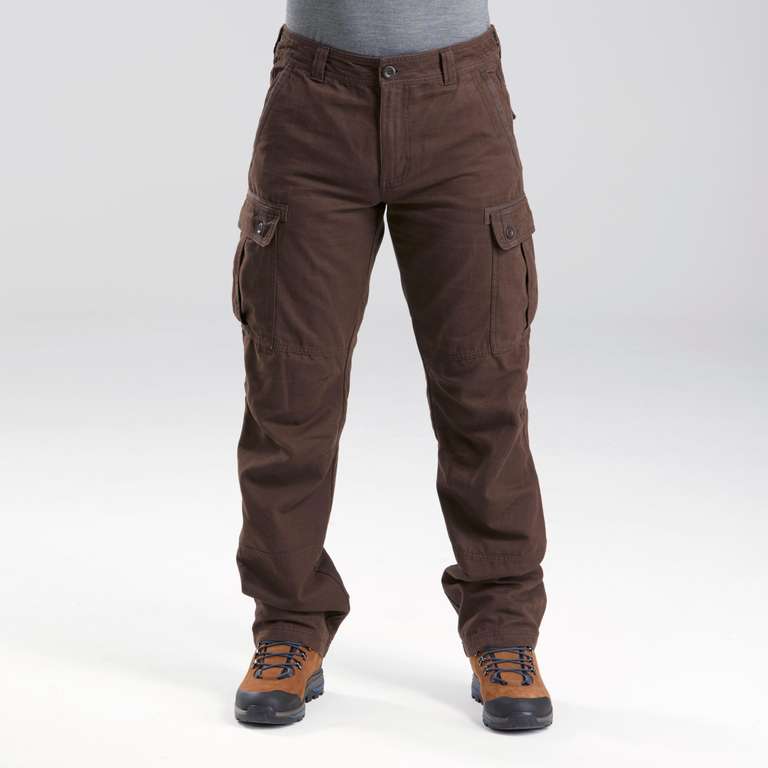 Męskie spodnie trekkingowe Forclaz Travel 100 Warm za 99,99zł (rozm.38-48, dwa kolory) @ Decathlon