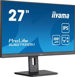 Monitor Iiyama ProLite 27" 2560x1440 WQHD IPS XUB2792QSU-B6 100Hz