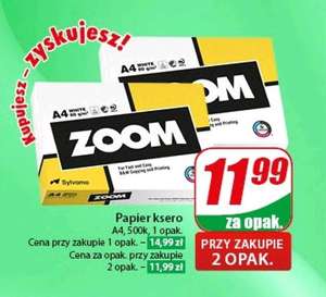 Papier ksero ZOOM A4 500k, 80g DINO
