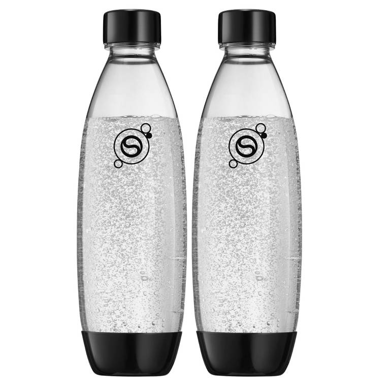 SodaStream 1 Litrowe Butelki Fuse, Czarne Dwupak