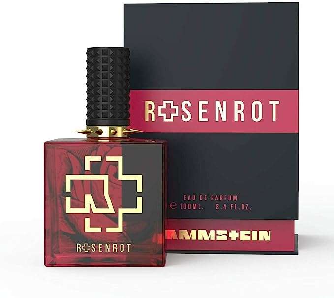 Rammstein Perfumy uniseks „Rosenrot” 100 ml – woda toaletowa w sprayu dla mężczyzn i kobiet – edycja limitowana