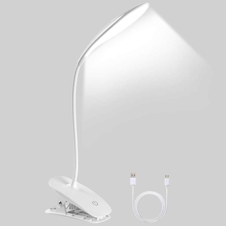 URAQT Lampada da Scrivania 24 LED, Dimmerabile per Bambini con