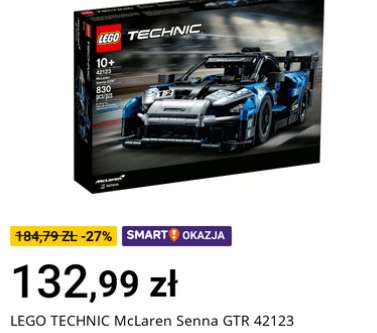 LEGO Technic 42123 Mclaren Senna GTR