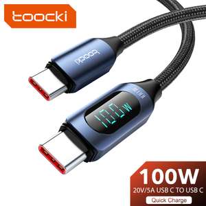 Toocki Kabel USB C to USD C 66W