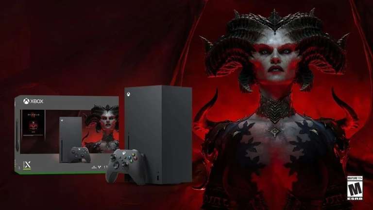 Konsola Xbox Series X — Pakiet Diablo IV z niemieckiego MS STORE