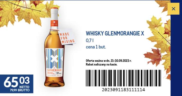 Whisky Glenmorangie X 0.7 - Makro