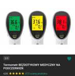Termometr bezdotykowy na podczerwień wyrób medycznych certyfikowany (darmowa dostawa Allegro Smart)