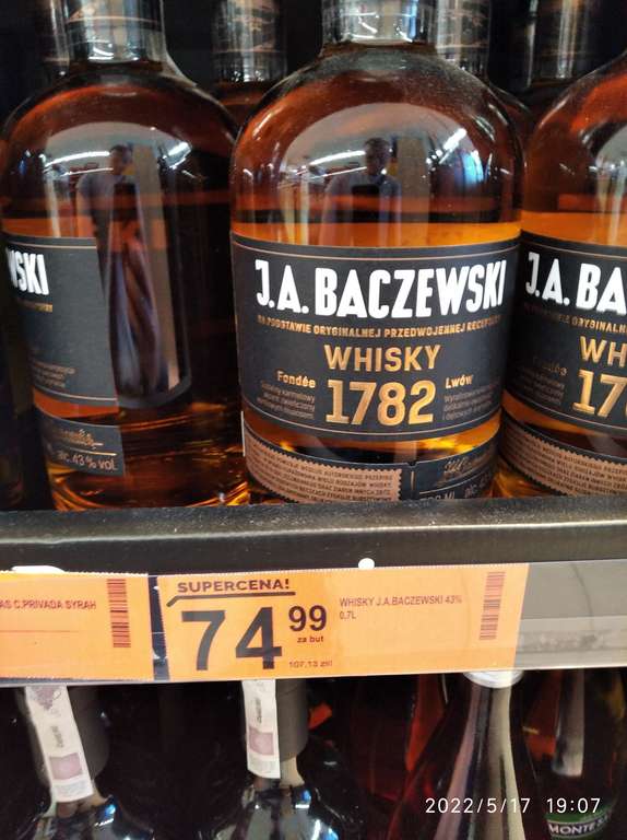 Whisky j.a Baczewski 0,7 Biedronka