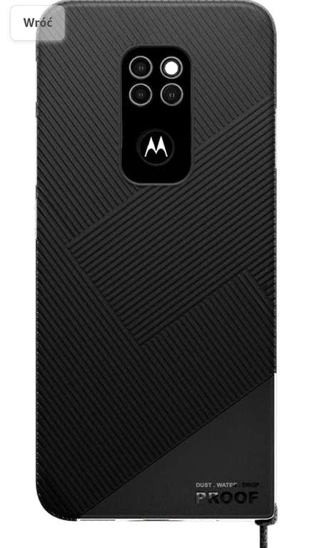Smartfon Motorola moto Defy 4/64GB - 6,5" - 48 Mpix - czarny 5000mAh wodoodporny i odporny na upadki MIL SPEC 810H na raty za 664zł