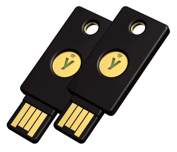 Promocja na klucze Yubico - np. Security Key NFC by Yubico (2 szt.) za 238,50 zł, więcej w opisie @ xkom