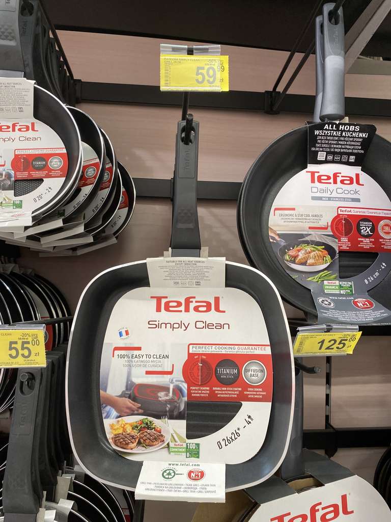 Carrefour patelnia Tefal Simply Clean Grill