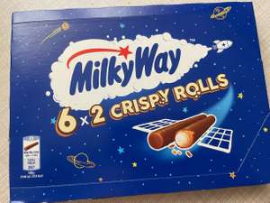 MilkyWay 6x2 crispy rolls 4.50zł/szt przy zakupie 4 (3+1 gratis - Biedronka)