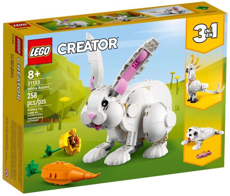 Lego Creator Biały Królik 258 elementów (31133)