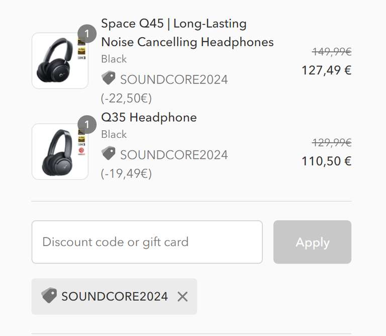 Kod rabatowy -15% w sklepie Soundcore EU