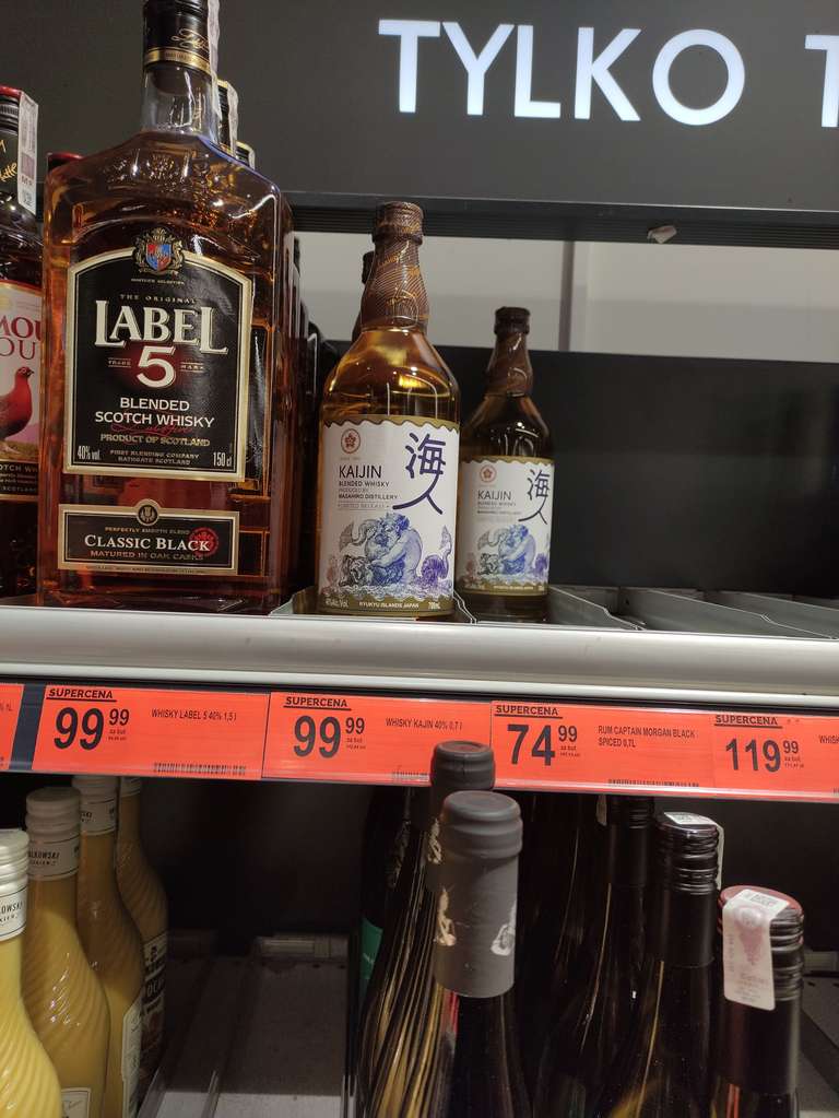 Whisky whiskey japońska Kaijin 40% 0,7l