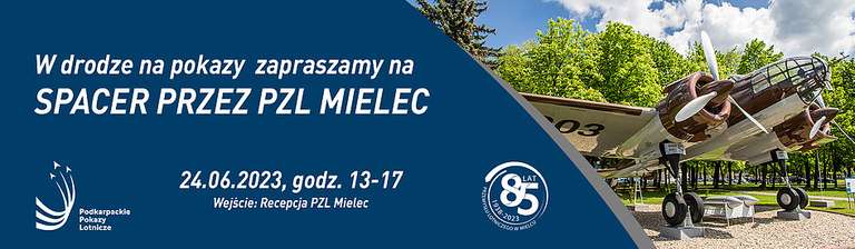 Świętujemy 85 lat lotnictwa w Mielcu. Polskie Zakłady Lotnicze otworzą swoje bramy >>> bezpłatny wstęp