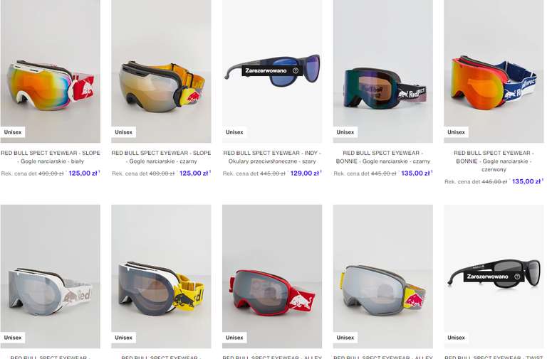 Gogle narciarskie Red Bull SPECT Eyewear od 125 zł @Lounge by Zalando