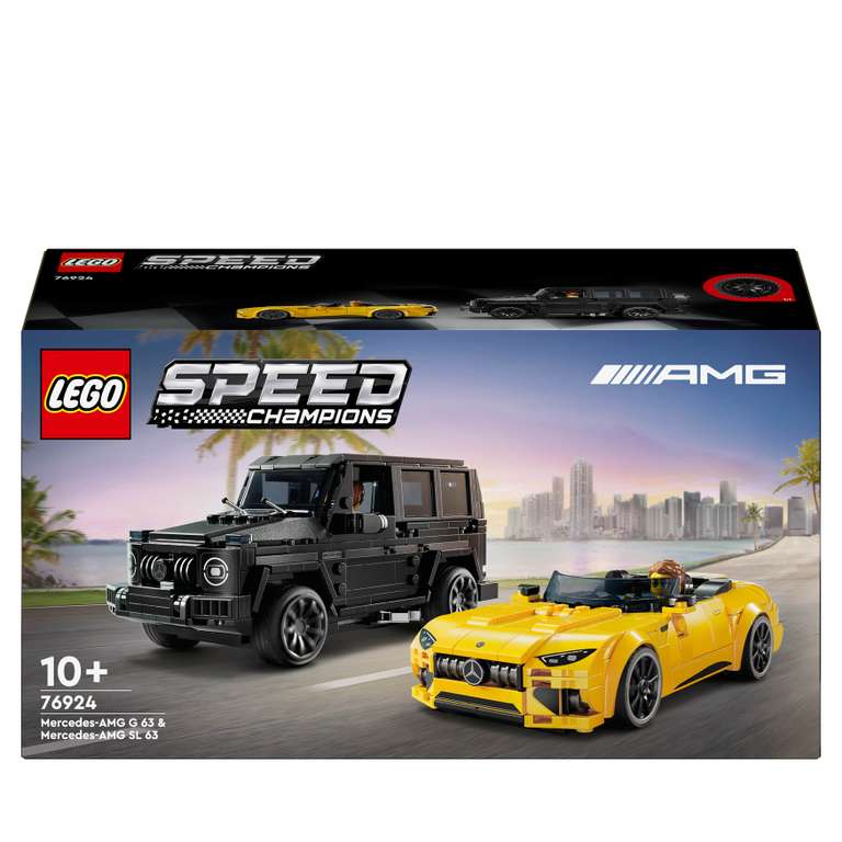 LEGO Speed Champions Mercedes-AMG G 63 i Mercedes-AMG SL 63 76924 za 156,23 zł z kodem PAY30 i darmową dostawą + kilka innych (czytaj opis)
