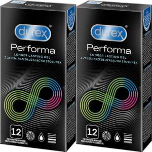 Durex Performa Prezerwatywy z lubrykantem przedłużające stosunek 12 szt