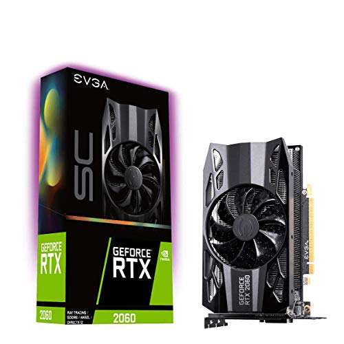 Karta graficzna EVGA GeForce RTX 2060 SC, OVERCLOCKED, 2.75 Slot Extreme Cool, 70C Gaming, 06G-P4-2062-KR, 6GB GDDR6