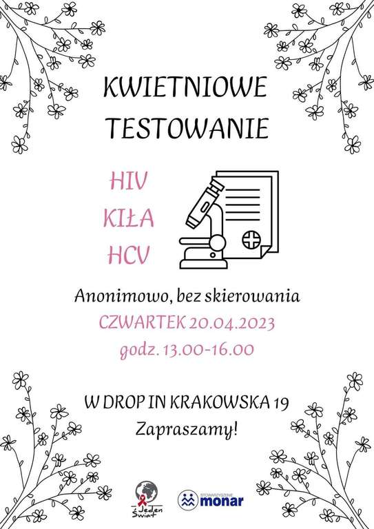 Darmowy test na kiłe, hiv, hcv, wyniki w 15 min, Krakow