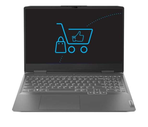 Laptop Lenovo LOQ-15 - Ryzen 5 7640HS - 16GB- 512 - RTX4050 - 144Hz - 350 nits - 36 miesięcy gwarancji @x-kom