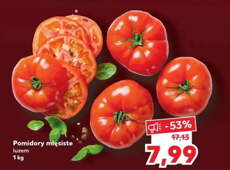Pomidory mięsiste luzem 1 kg Kaufland