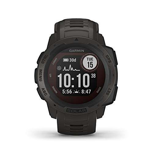 Smartwatch Garmin Instinct Solar (po generalnym przeglądzie) /Amazon.de PRIME