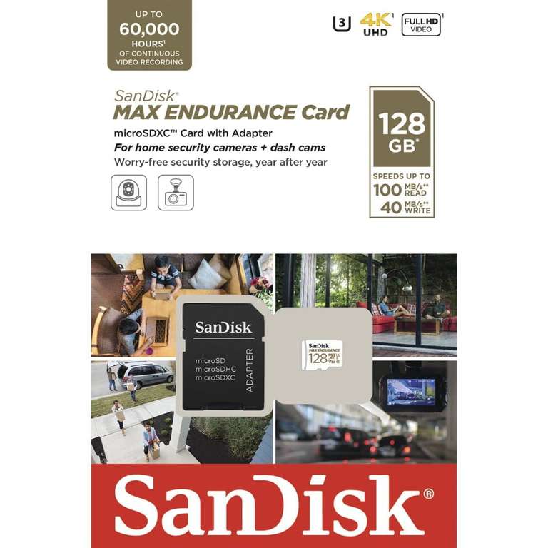 SanDisk Max Endurance 128GB MicroSD