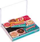 Nostalgic-Art Retro magnesy na lodówkę USA – Donuts – zestaw magnesów na tablicę magnetyczną, styl vintage, 9 sztuk